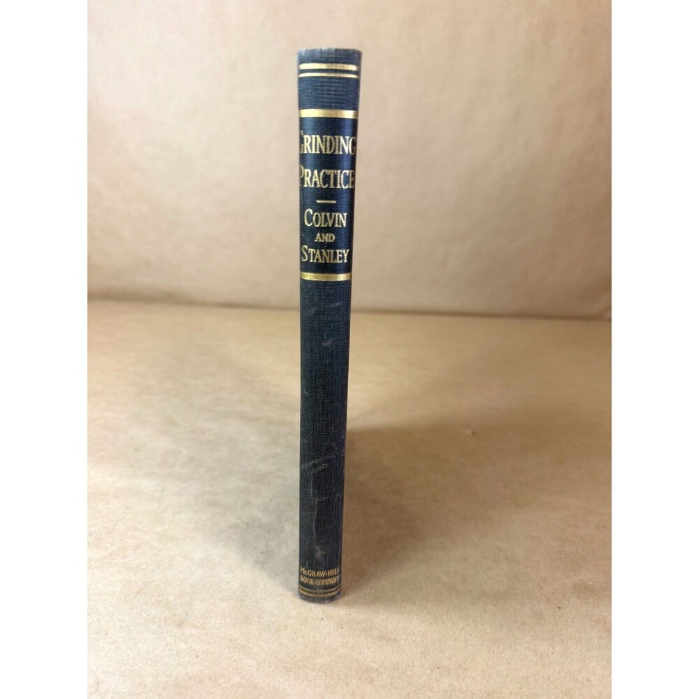 Grinding Practice Hardcover Book Colvin & Stanley McGraw-Hill-2nd Ed 4th Imp.